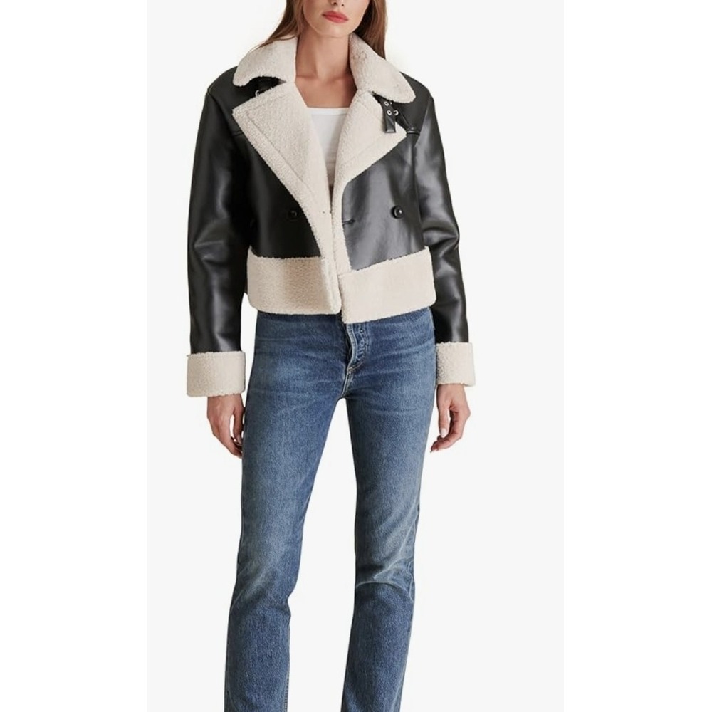 New With Tags Steve Madden Women's Athen Jacket - Color Black - Size Large